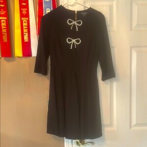 Kate Spade Ponte Pearl Bow Dress